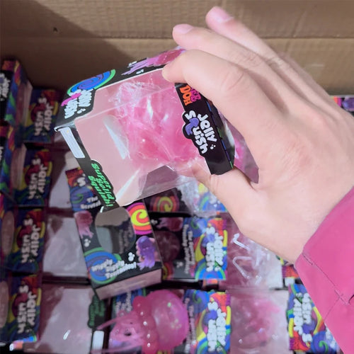 JellySquish Fuzz Ball Stress Toy