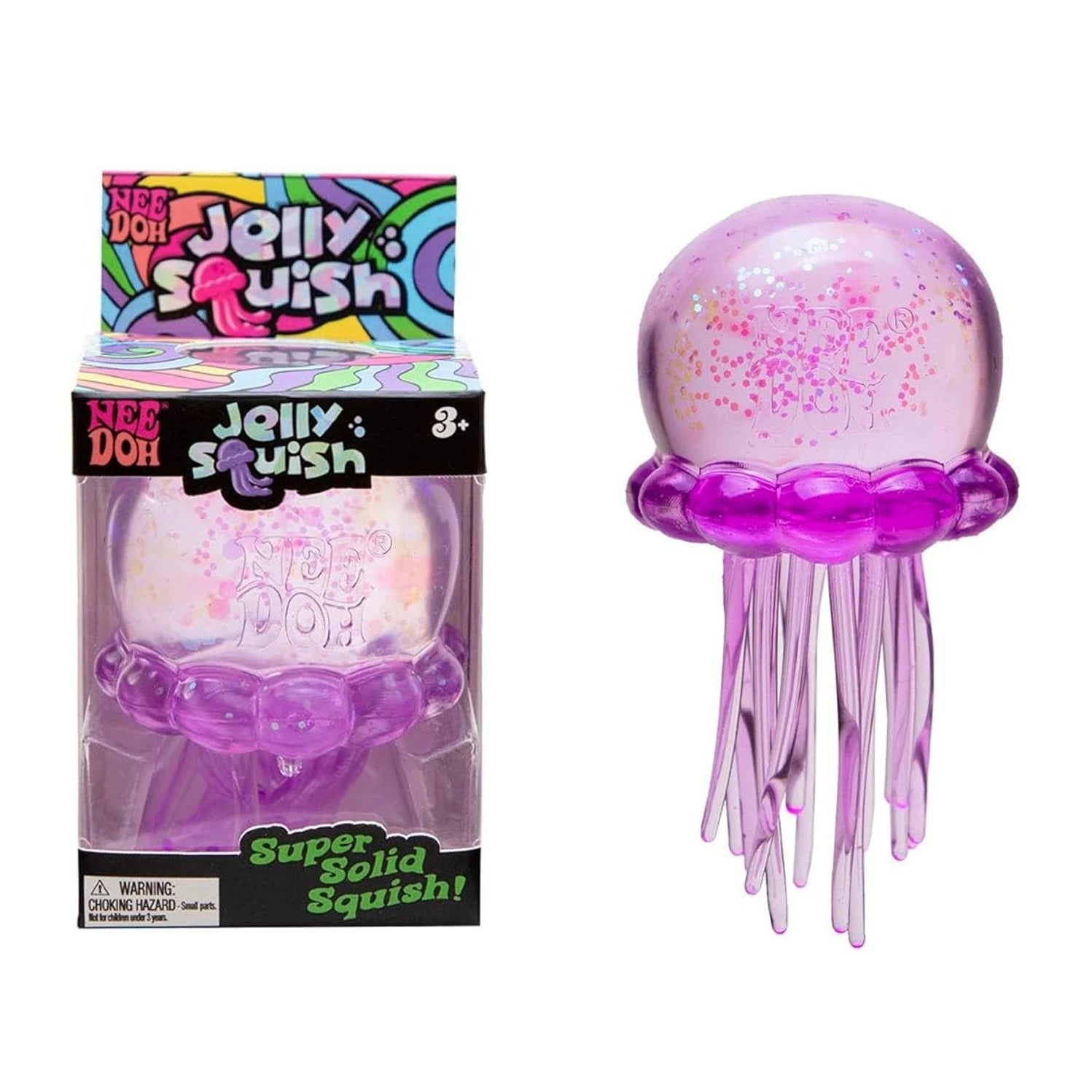 JellySquish Fuzz Ball Stress Toy